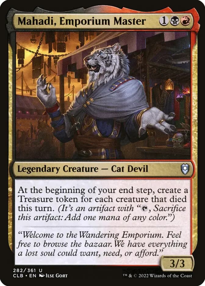 Card image of Mahadi, Emporium Master