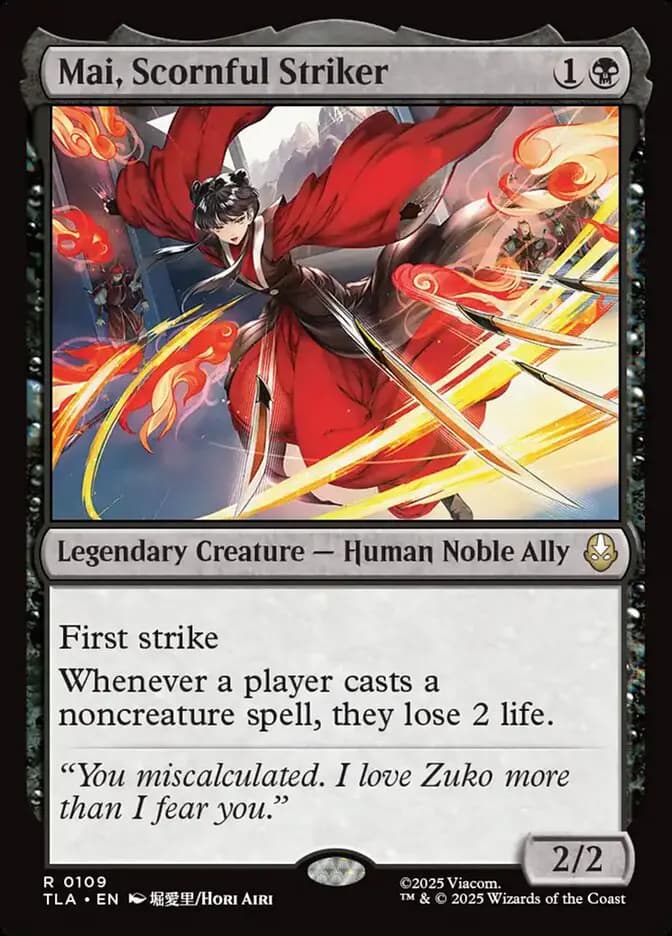 Card image of Mai, Scornful Striker