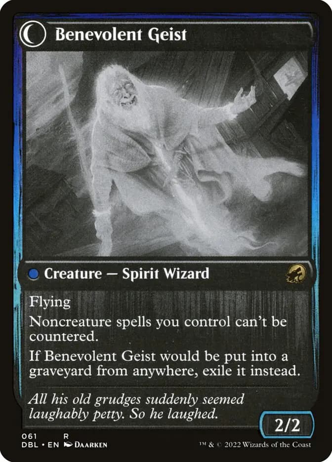 Card image of Malevolent Hermit / Benevolent Geist