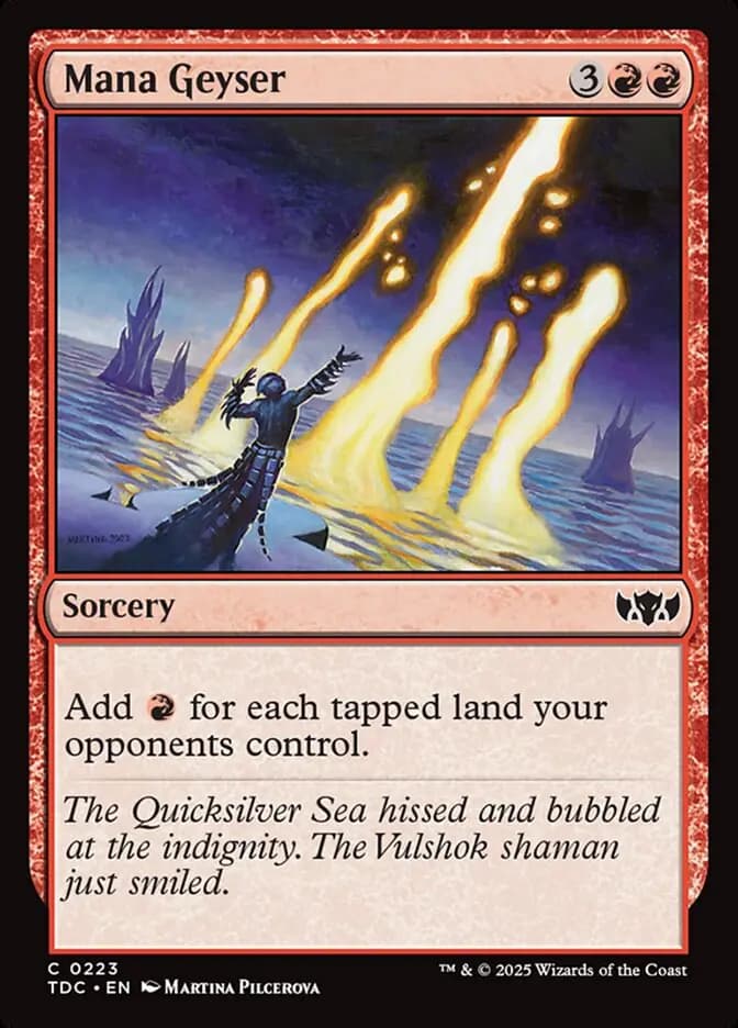 Card image of Mana Geyser
