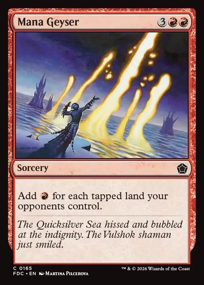 Card image of Mana Geyser