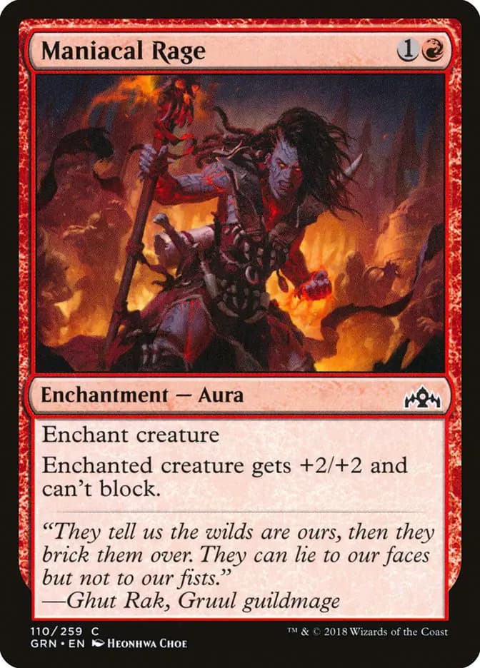 Card image of Maniacal Rage