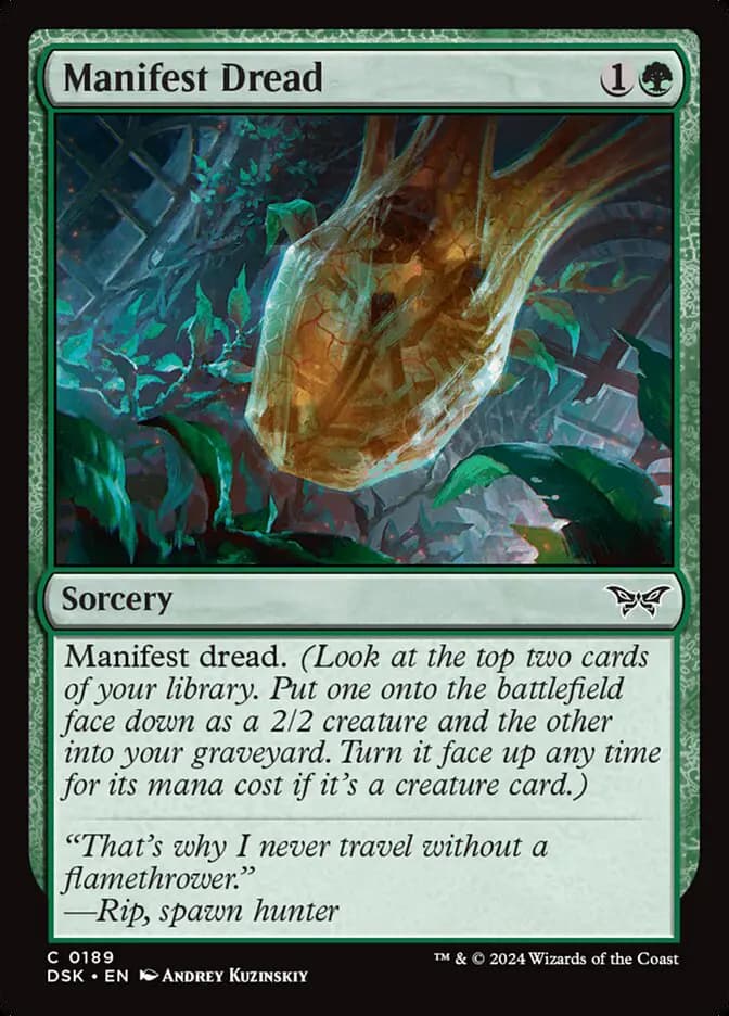 Card image of Manifest Dread