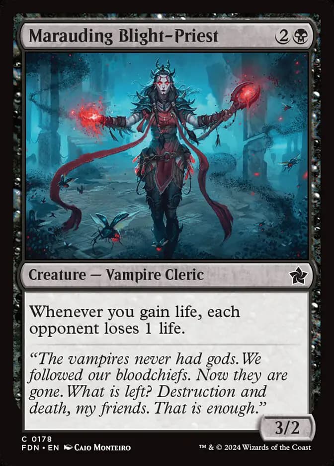 Card image of Marauding Blight-Priest