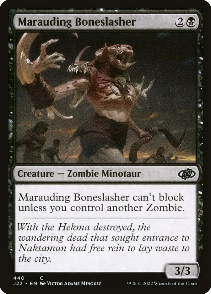Card image of Marauding Boneslasher
