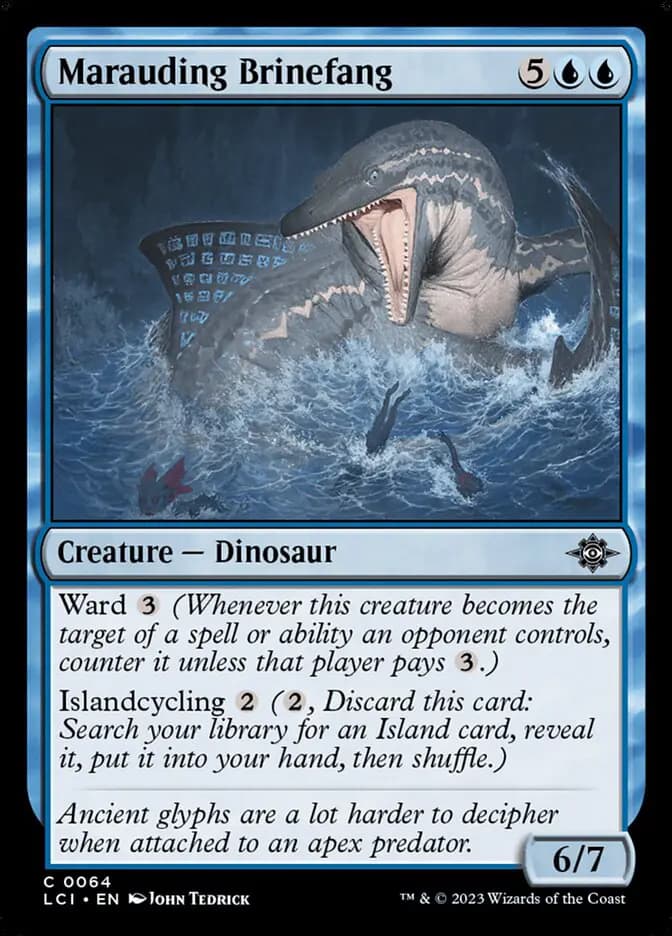 Card image of Marauding Brinefang