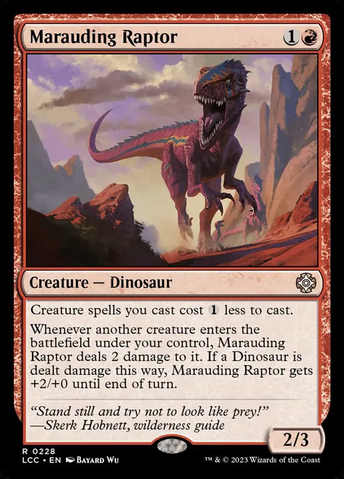 Card image of Marauding Raptor