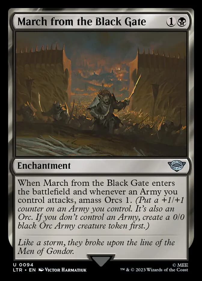 Card image of March from the Black Gate