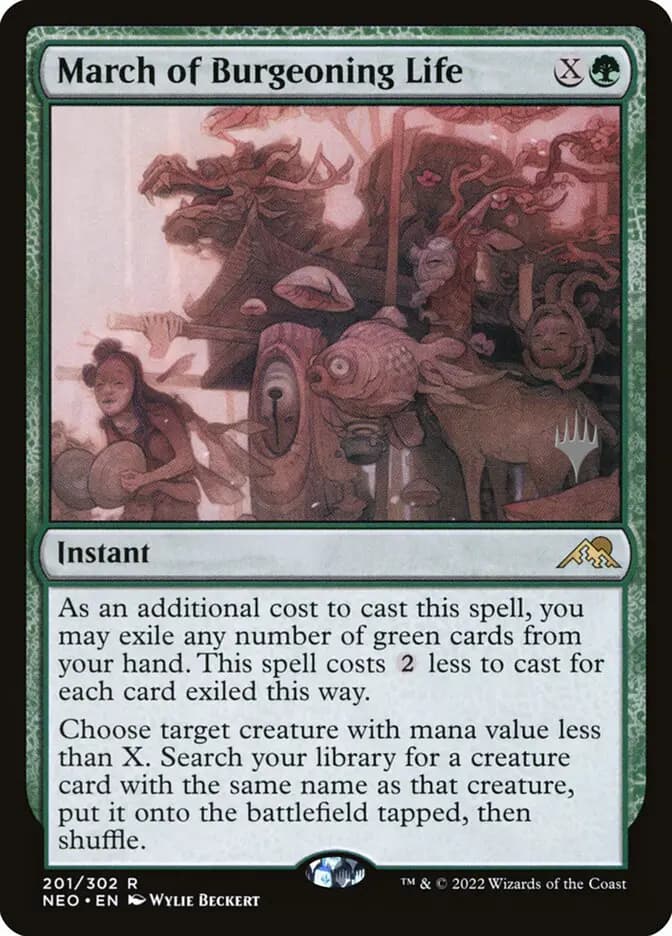 Card image of March of Burgeoning Life