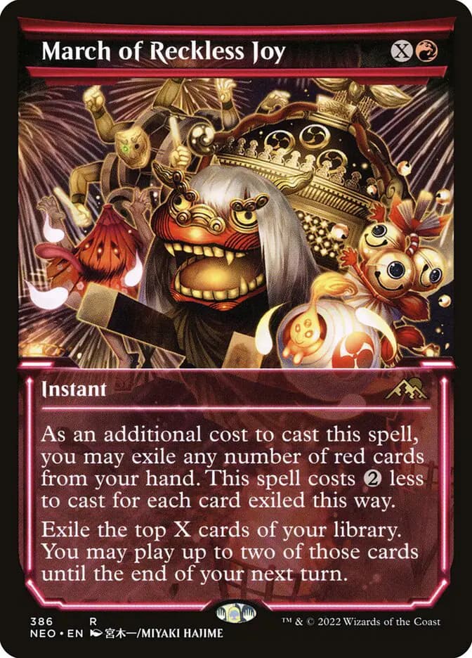 Card image of March of Reckless Joy