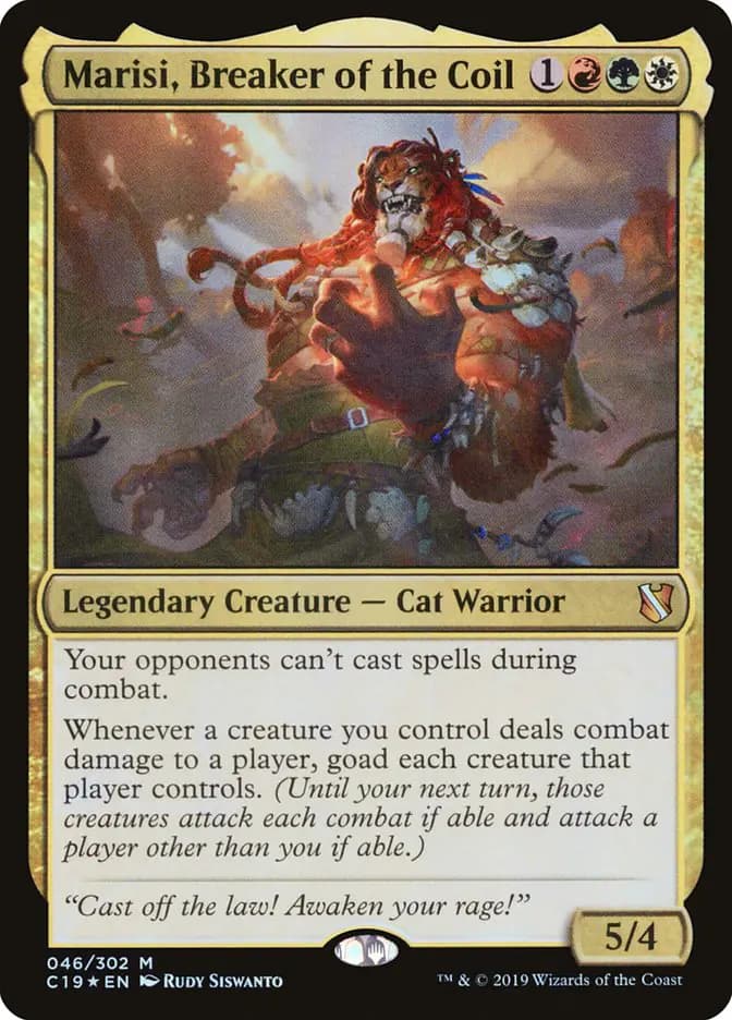 Card image of Marisi, Breaker of the Coil