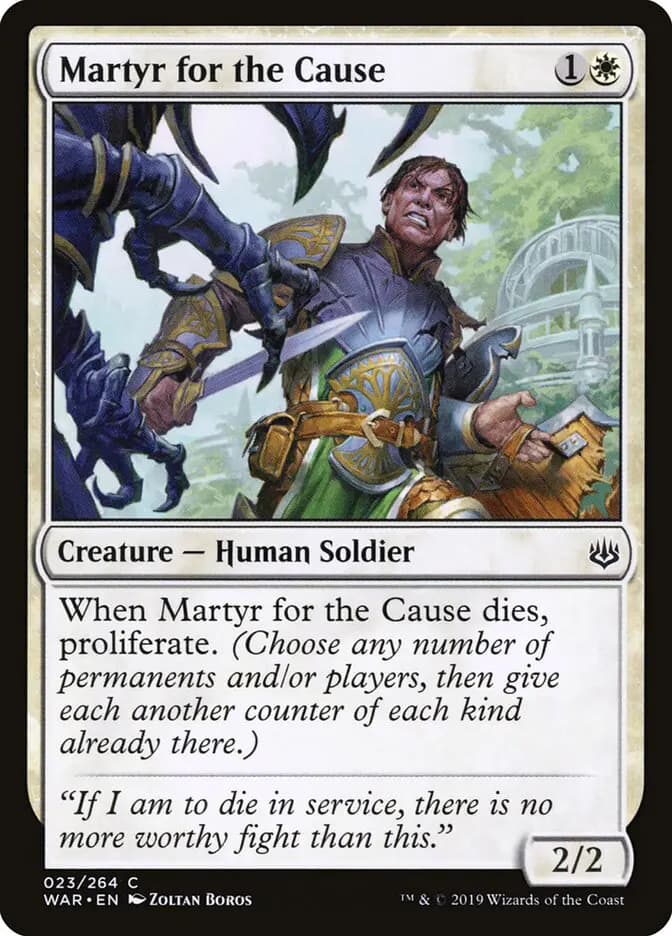 Card image of Martyr for the Cause