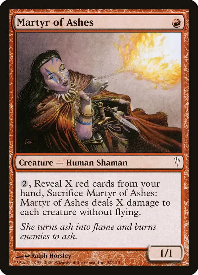 Card image of Martyr of Ashes