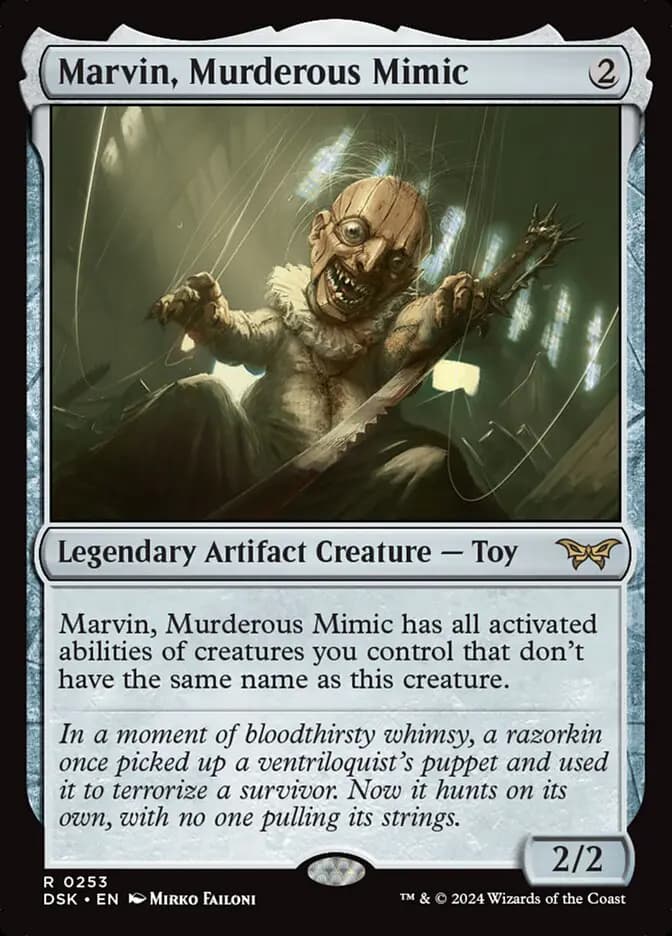 Card image of Marvin, Murderous Mimic