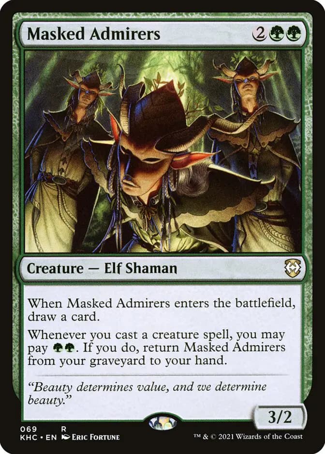 Card image of Masked Admirers