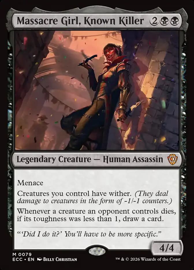 Card image of Massacre Girl, Known Killer