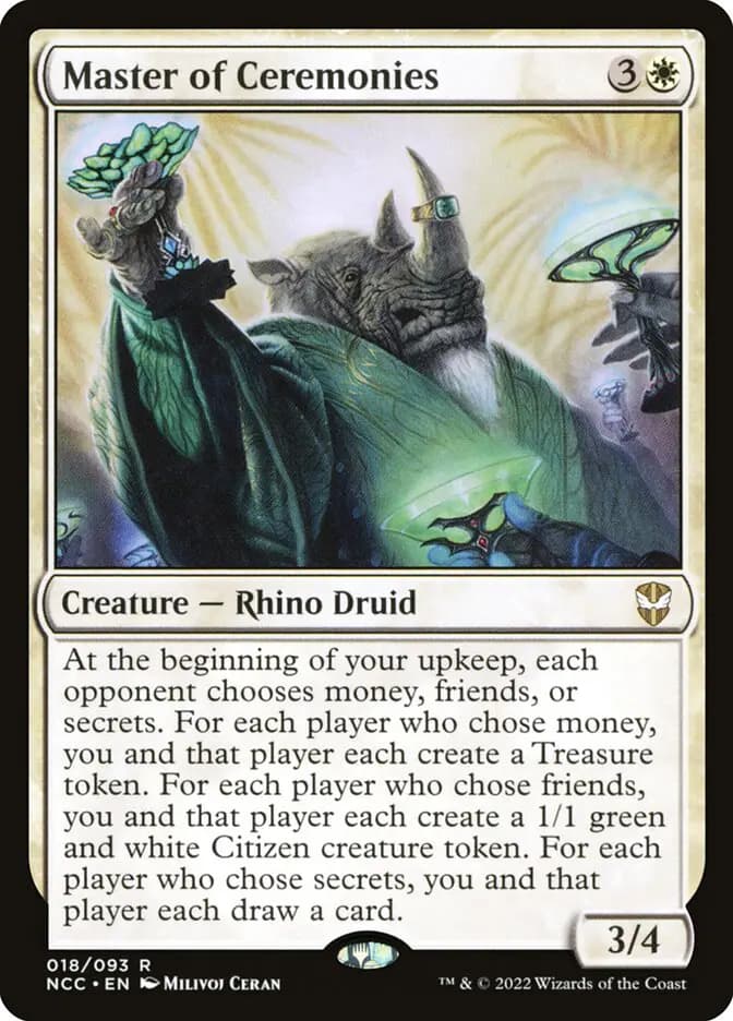Card image of Master of Ceremonies