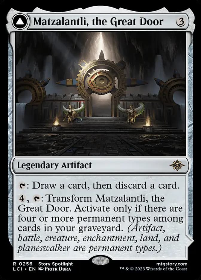 Card image of Matzalantli, the Great Door / The Core