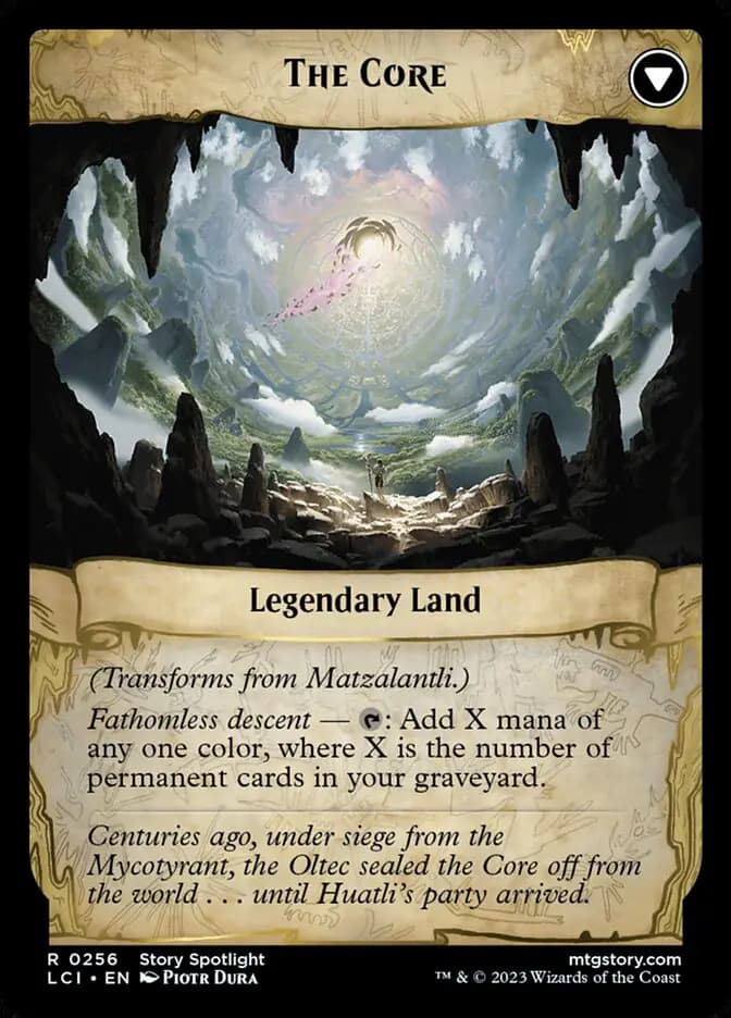 Card image of Matzalantli, the Great Door / The Core