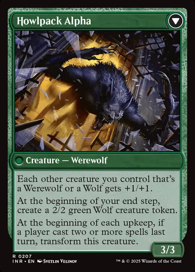 Card image of Mayor of Avabruck / Howlpack Alpha