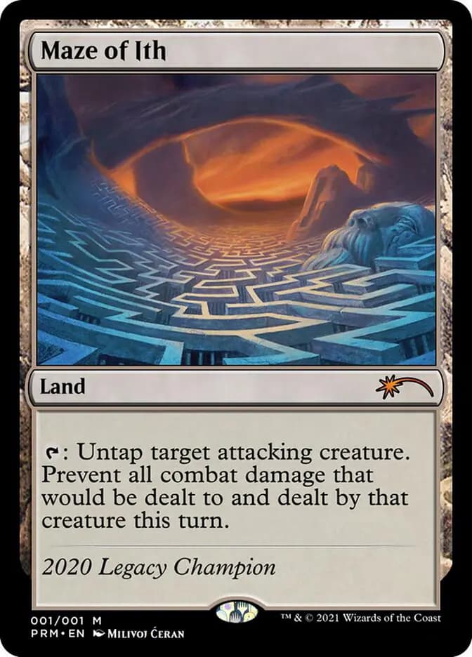 Card image of Maze of Ith
