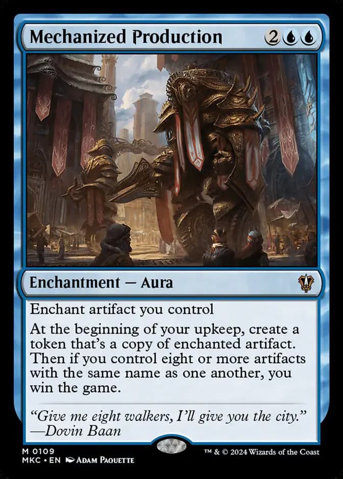 Card image of Mechanized Production