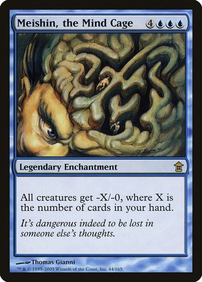 Card image of Meishin, the Mind Cage