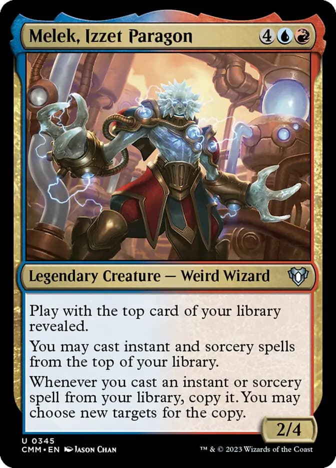 Card image of Melek, Izzet Paragon