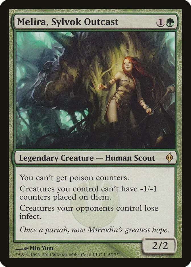 Card image of Melira, Sylvok Outcast