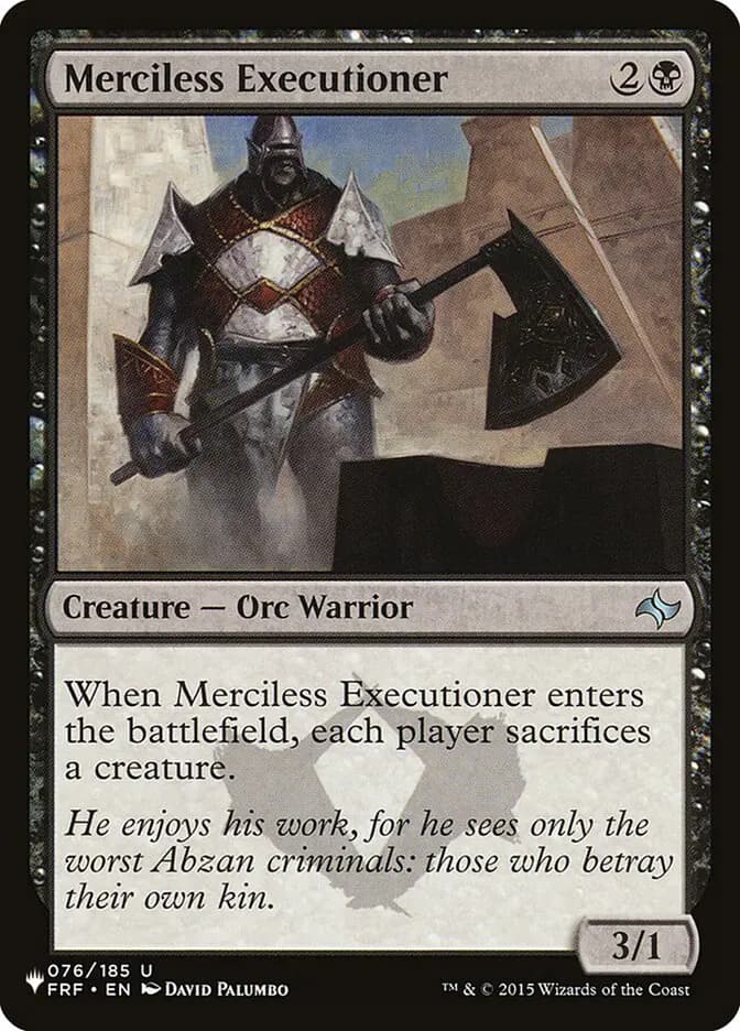 Card image of Merciless Executioner