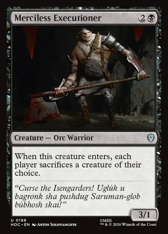 Card image of Merciless Executioner