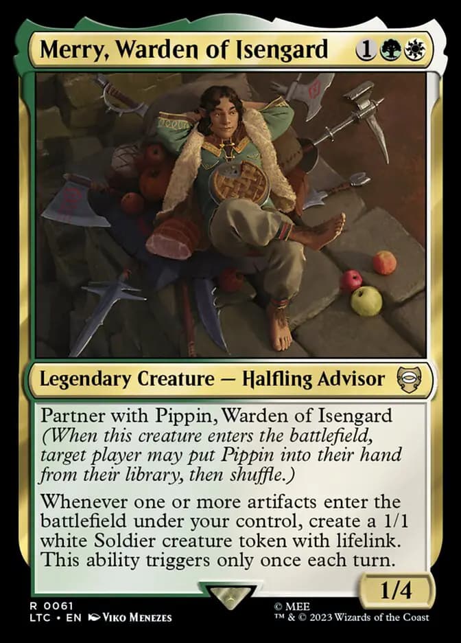 Card image of Merry, Warden of Isengard