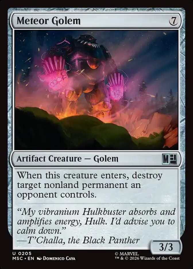 Card image of Meteor Golem