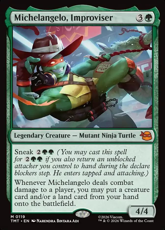 Card image of Michelangelo, Improviser