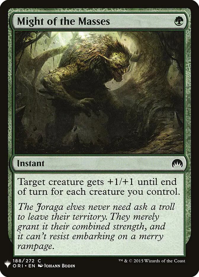 Card image of Might of the Masses