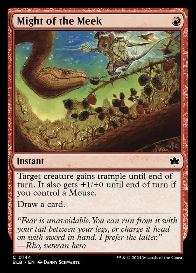 Card image of Might of the Meek