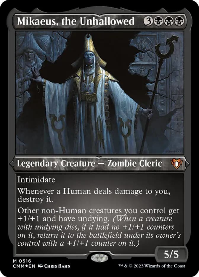 Card image of Mikaeus, the Unhallowed