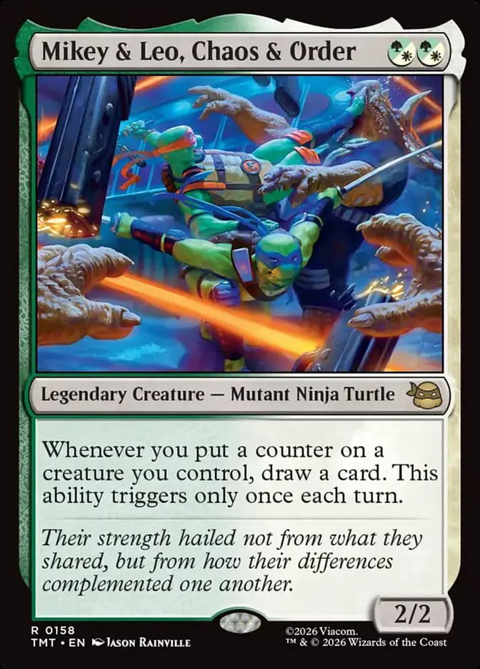 Card image of Mikey & Leo, Chaos & Order
