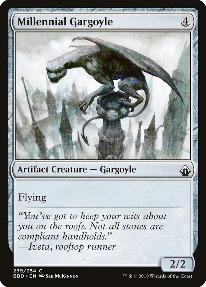 Card image of Millennial Gargoyle