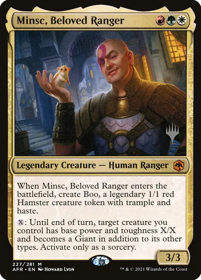 Card image of Minsc, Beloved Ranger