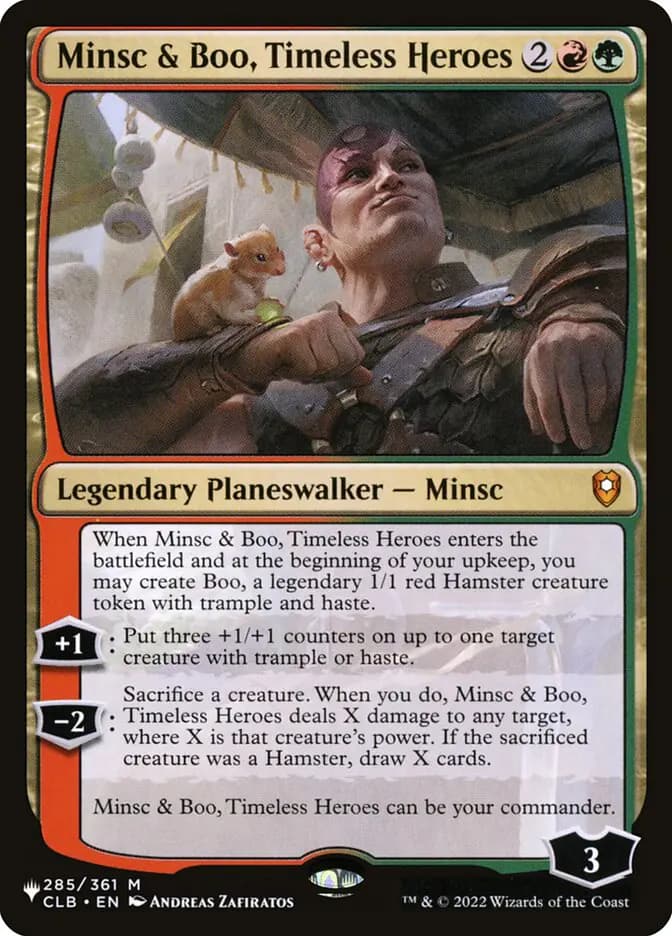 Card image of Minsc & Boo, Timeless Heroes