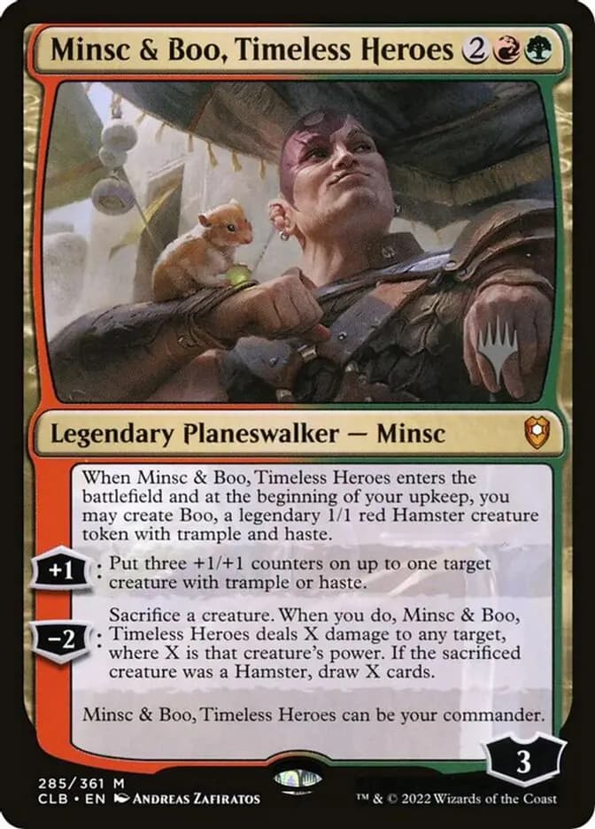Card image of Minsc & Boo, Timeless Heroes