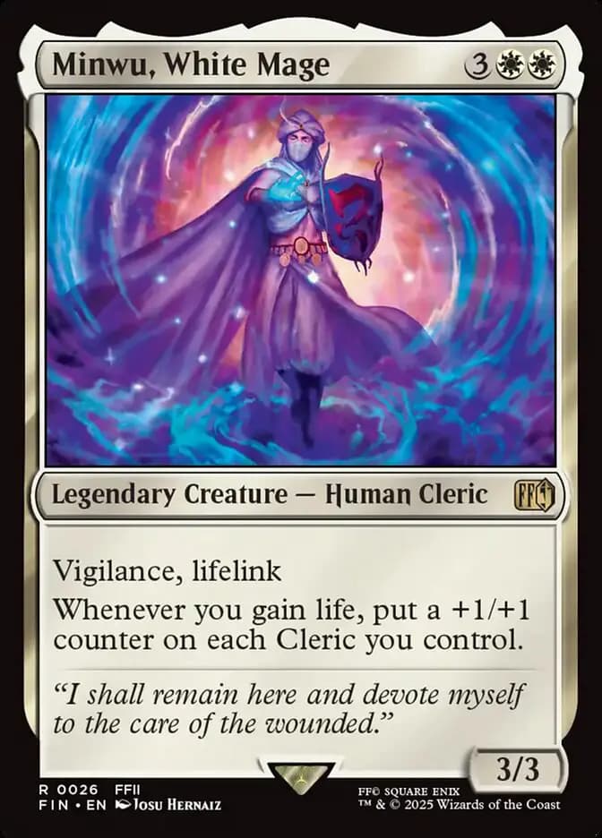 Card image of Minwu, White Mage