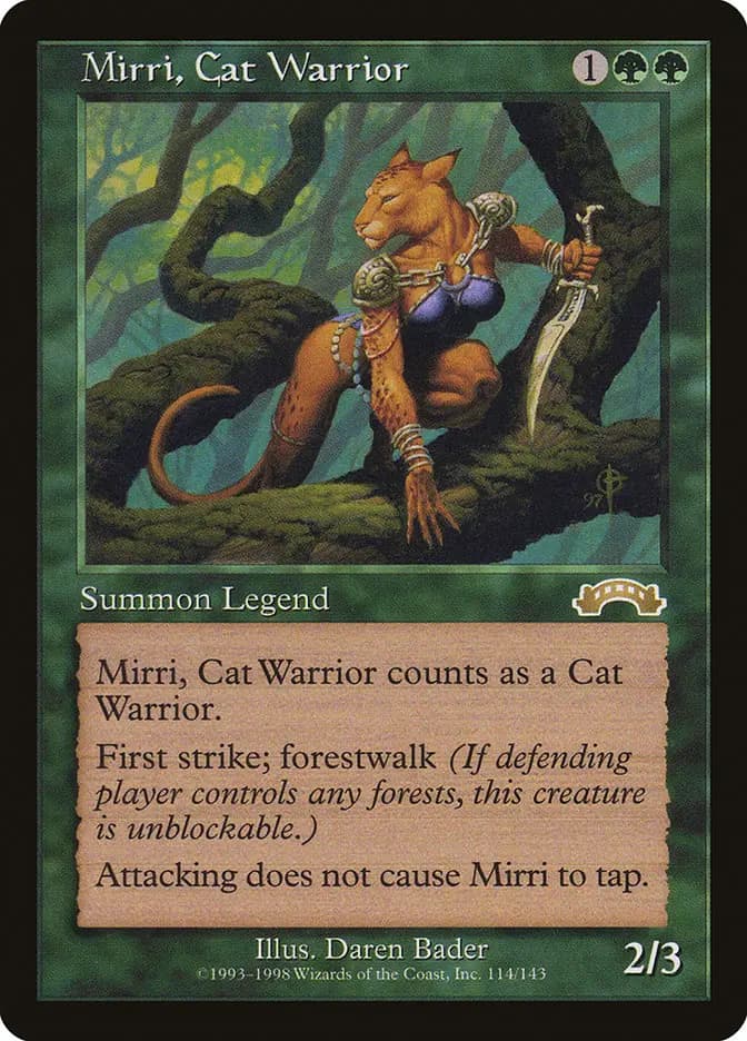 Card image of Mirri, Cat Warrior