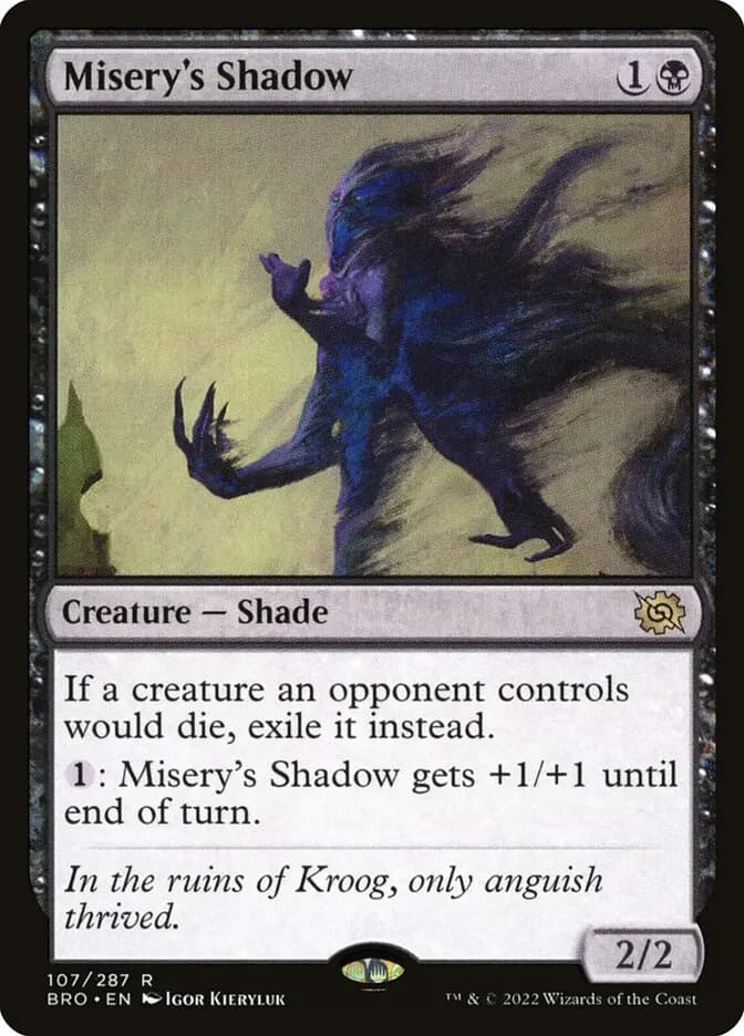 Card image of Misery's Shadow