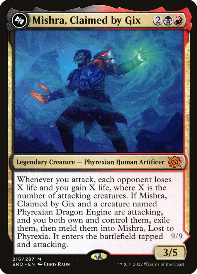 Card image of Mishra, Claimed by Gix