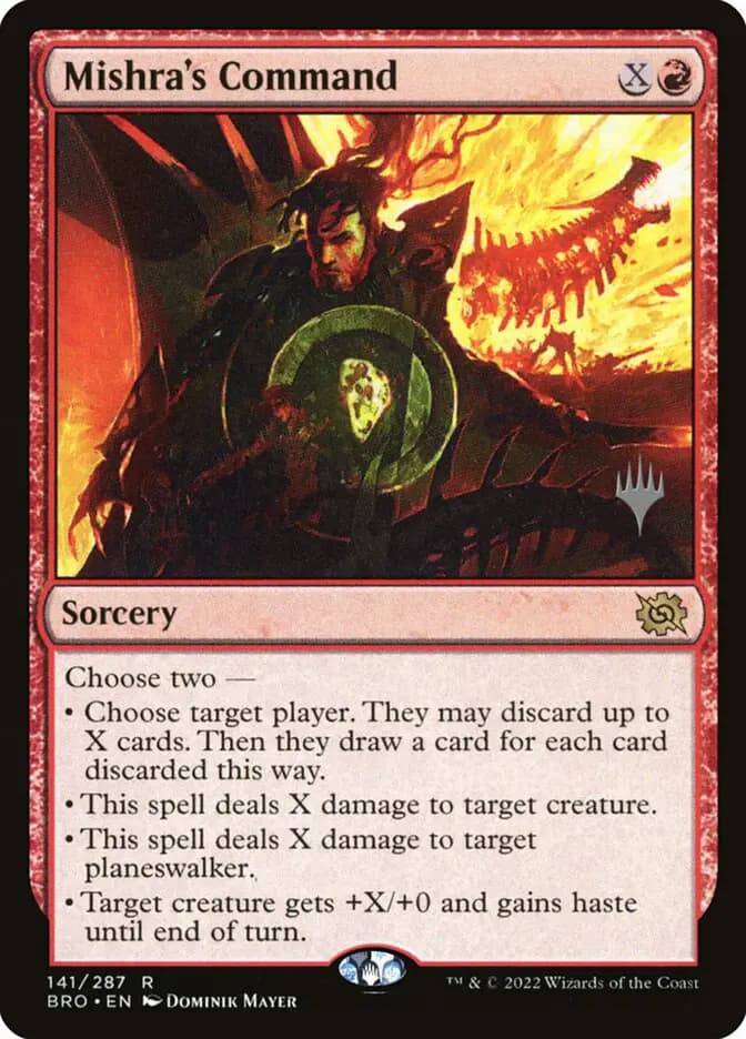 Card image of Mishra's Command