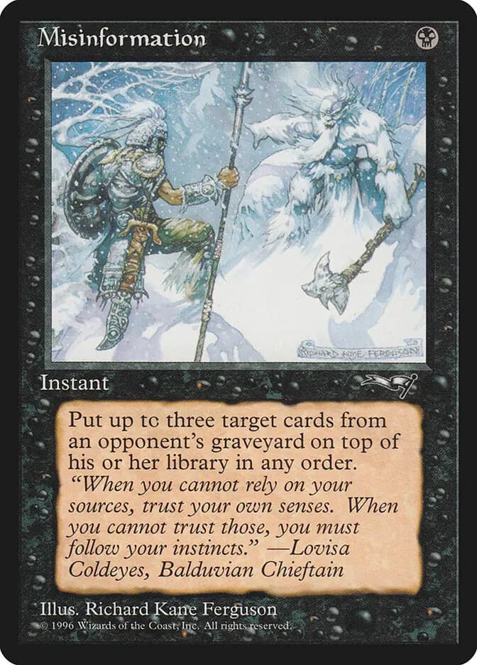 Card image of Misinformation