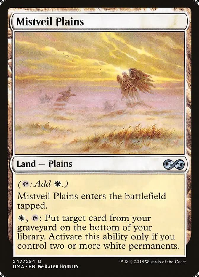 Card image of Mistveil Plains