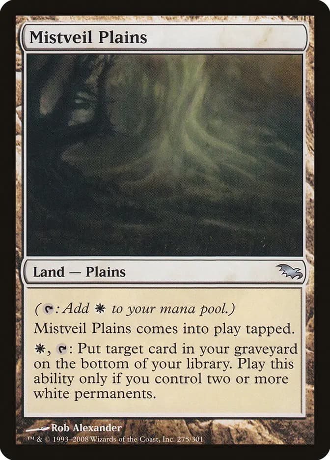 Card image of Mistveil Plains